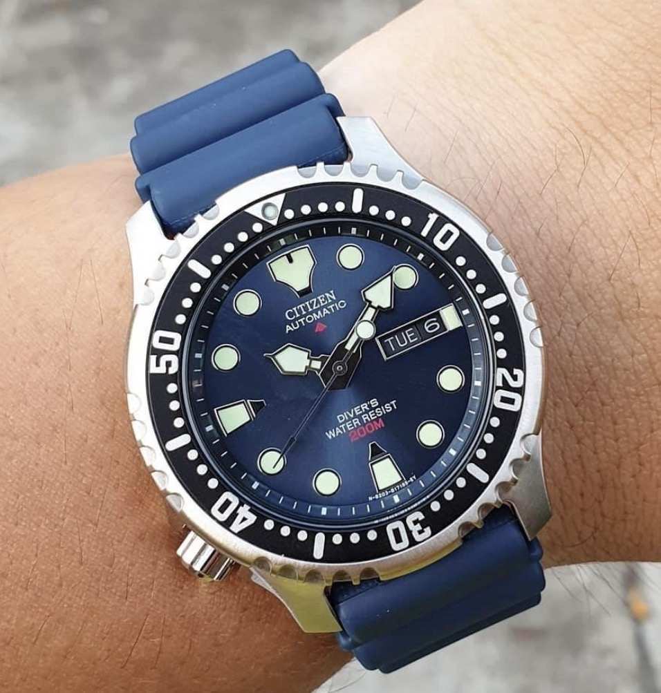 Citizen Promaster Diver automático 42 mm · 200 m · Esfera azul
