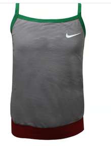 Nike Girls Tank Top informal Bloque de color Vest de marca Gray 412413 009