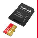 SanDisk 512GB Extreme tarjeta microSDXC + adaptador SD + RescuePro Deluxe hasta 190 MB/s con Clase A2 UHS-I Class 10 U3 V30