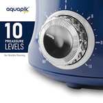 Aquapik Pro - Irrigador bucal - Irrigador Dental Profesional, 8 Boquillas, 10 niveles de potencia, Depósito 600 ml. de Agua y bolsa de Viaje