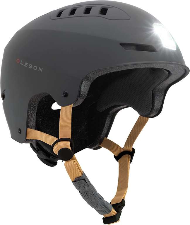 Casco Patinete Luz Trasera y Delantera