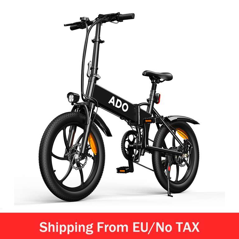Bicicleta eléctrica plegable ADO A20+ desde España