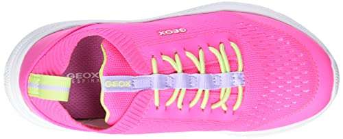 Geox J Sprintye Girl B, Sneakers para Niña (rosa).