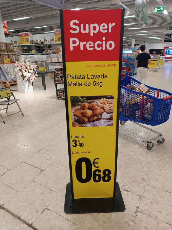 Patatas malla 5kg en Carrefour