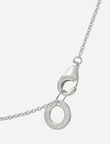 Thomas Sabo Collar para mujer Infinity de plata de ley 925 con circonitas, longitud: 40 cm - 45 cm,