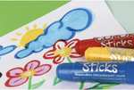 APLI Kids 14405 - Color Sticks Metalizados - Témperas solidas para niños, 6 u.