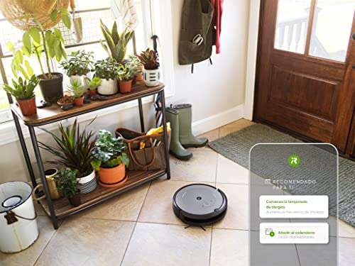 iRobot Aspirador Roomba i1152, Wi-Fi,2 cepillos de Goma multisuperficie,Ideal Mascotas,Sugerencias Personalizadas,con Asistente de Voz