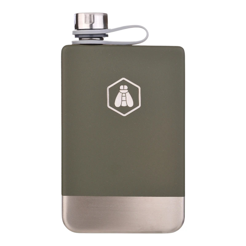 Laguiole Petaca SS 260 ml (Verde/Metal)