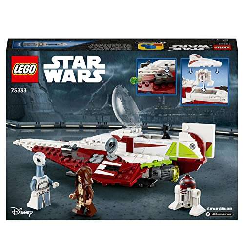 LEGO, 75333 Star Wars Caza Estelar Jedi de OBI-WAN Kenobi