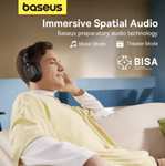 Baseus Auriculares Inalámbricos H1i Sonido Hi-Res, Cancelación de Ruido, Longitud de Escucha de 100 Horas, Control de Volumen, Bluetooth 5.3
