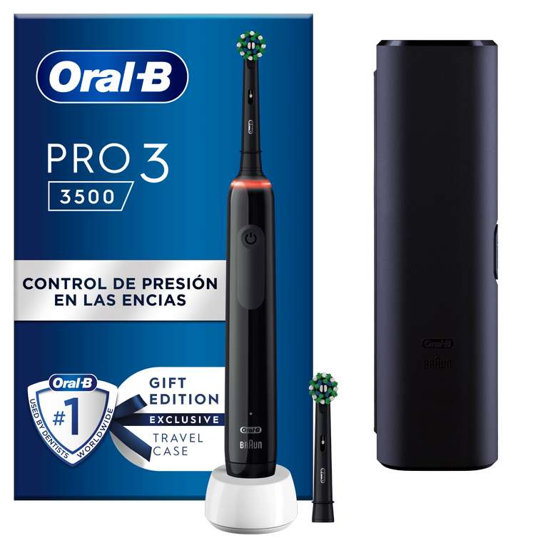 Oral-B Pro 3 3500 Black Edition JAS22 mit Reise-Etui