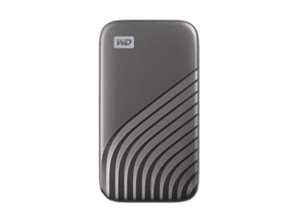 Disco duro SSD externo 1 TB - WD My Passport SSD, Portátil, Lectura 1050 MB/s, USB 3.2, Para Windows y Mac, Gris