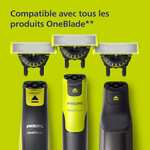 Philips OneBlade 360 , Pack de 3 Cuchillas de repuesto para afeitadora eléctrica