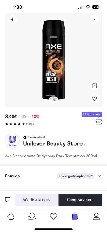 Axe Desodorante Bodyspray Dark Temptation 200ml