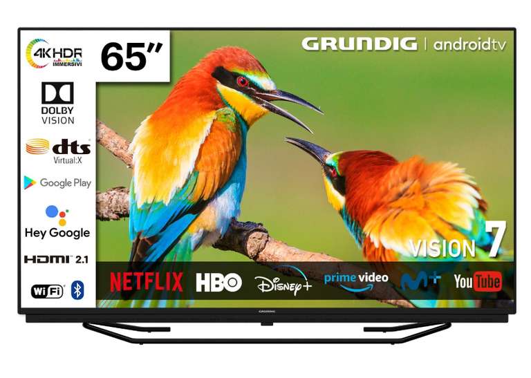 TV LED 165,1 cm (65") Grundig 65 GGU 7960B, 4K UHD, Smart TV + CUPÓN DE 86,22€