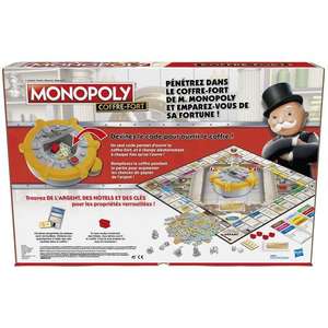 Monopoly Safe, juego de mesa para familias y niños, 2-6 jugadores, 8 años, incluye caja fuerte