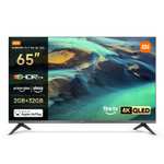 XIAOMI TV F Pro 65, 65" 4K UHD QLED, Smart TV, Fire OS8, Control Voz Alexa, HDR10+, Modo Game Boost 120Hz. Instalación en Pared Gratis