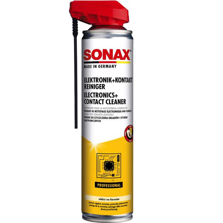 SONAX Limpiador para sistemas electrónicos + contactos con EasySpray (400 ml)