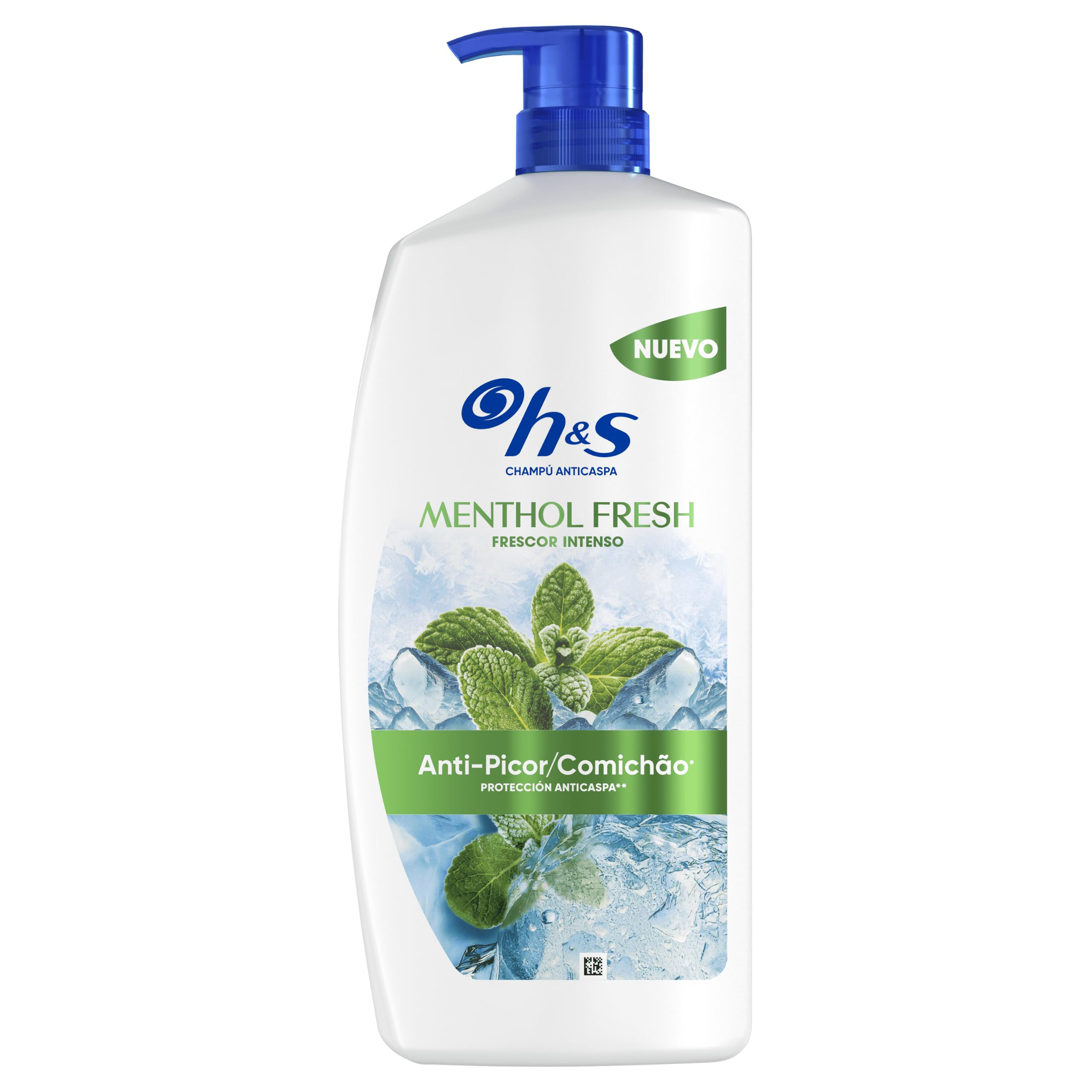H&S Menthol Fresh Anticaspa Champú 1000ml 1 LITRO