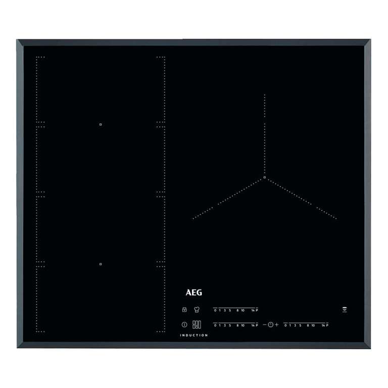 AEG Placa de inducción 60 cm con 3 zonas + puente. IKE63471FB