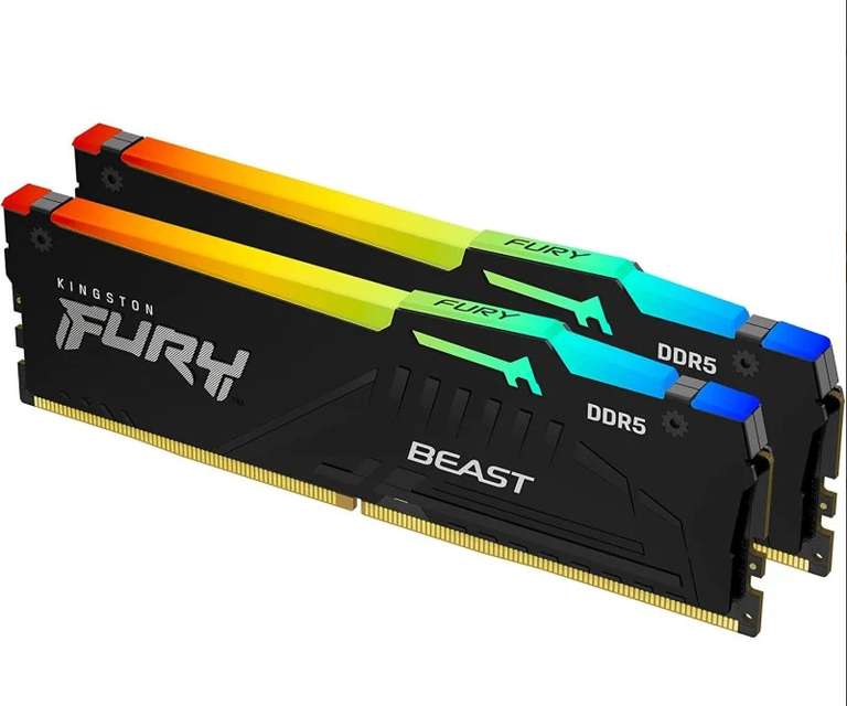 MEMORIA RAM DDR5 16GB 2X8GB 5600MHz KINGSTON Fury Beast