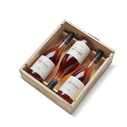 Azpilicueta Colección Privada Rosado Caja de madera Premium 3 botellas