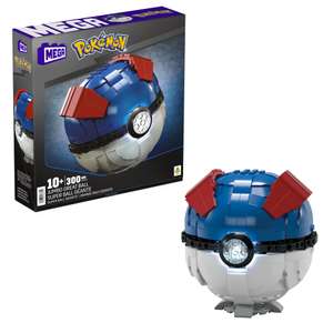 Mega Construx Pokémon Superball Gigante 299 Bloques de construcción con Luces