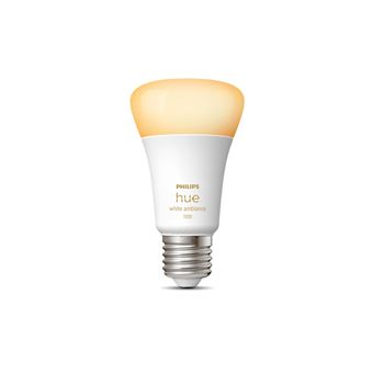 Bombilla Inteligente Philips Hue E27 1100 lm (Luz Blanca Regulable, Bluetooth + Zigbee, Alexa/Google)