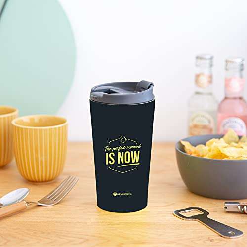 Mr. Wonderful - Taza Take Away Térmica - The perfect moment is now