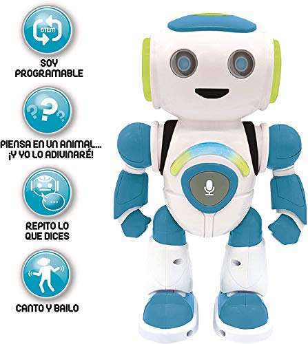 LEXIBOOK - Powerman Jr. Robot Juguete Interactivo Inteligente