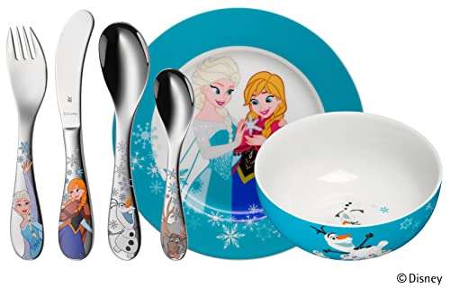 ¡Viste tu mesa con el encanto de Frozen! Consigue la cubertería de WMF Disney Frozen con un 41% por solo 36,99€ en Amazon.es
