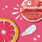 Bear Fruits, Pomelo, Antioxidantes & Volumen, Mascarilla Capilar y Gorro De Ducha, 20 ml