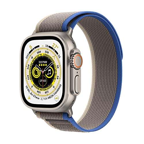 Reloj inteligente Apple Watch Ultra (GPS + Cellular, 49 mm) - Caja de titanio