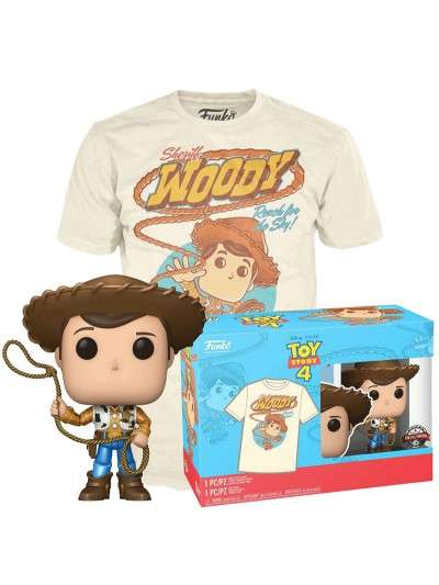 Funko Pop Woody + Camiseta