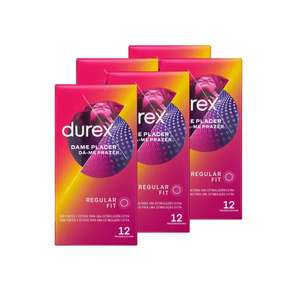 Durex - 60x Preservativos Dame Placer para Mayor Sensación Pack 60 condones para un sexo seguro