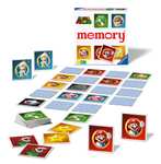 Ravensburger - Memory Versión Super Mario, 64 Tarjetas, Juegos de Mesa, 3+ Años