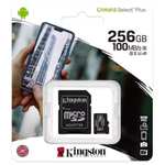 Kingston Tarjeta de Memoria 256GB Micro SD, Canvas Select Plus (mas capacidades en el anuncio)