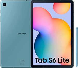 Samsung Galaxy Tab S6 Lite 128GB - Tablet de 10.4” (Procesador Qualcomm Snapdragon 720G, 4 GB RAM, Wifi, Android 12) Azul y negro
