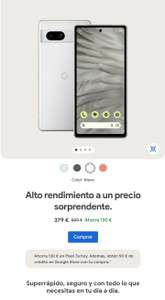 Pixel 7a + 50 € de crédito en Google Store