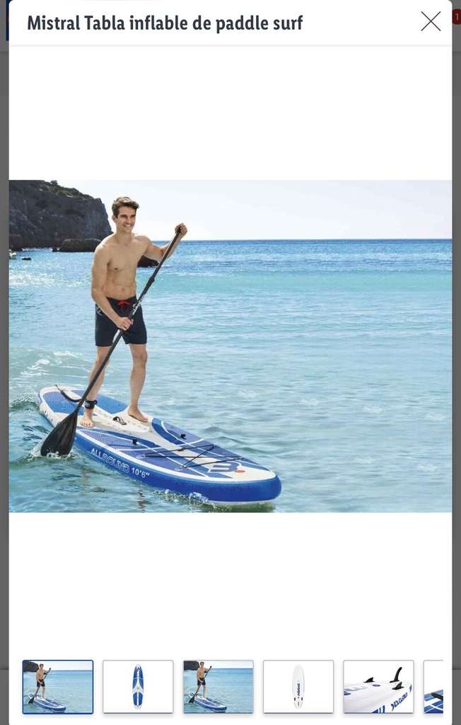 Tabla paddle surf Mistral Lidl » Chollometro
