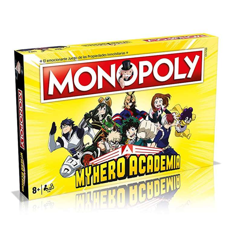 Monopoly My Hero Academia - Juego de Mesa de las Propiedades Inmobiliaria