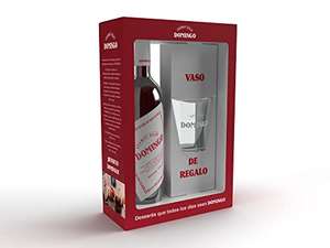 Domingo Vermut Rojo Aperitivo 750 ml con vaso de regalo