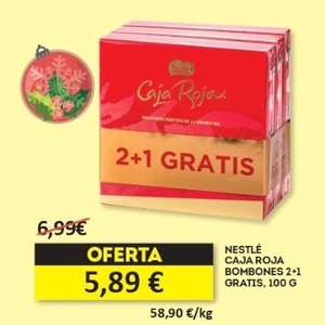 3x Caja Roja de Nestlé. 100gr