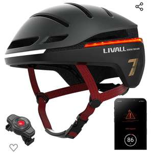LIVALL EVO21 Smart Cycle Helmet with Smart Lighting, 360 Degree Visibility, Fall Detection and SOS Alert