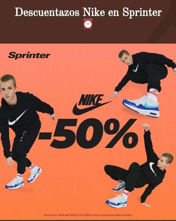 Promoción Nike -50%