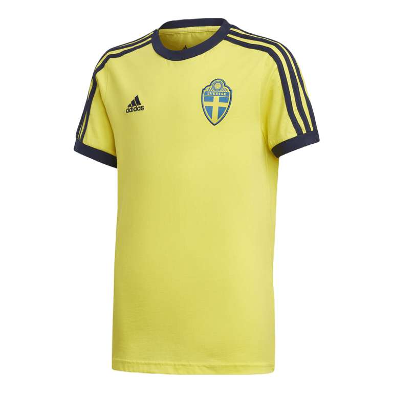 Camiseta de Suecia 3-Stripes T-Shirt Shock Yellow