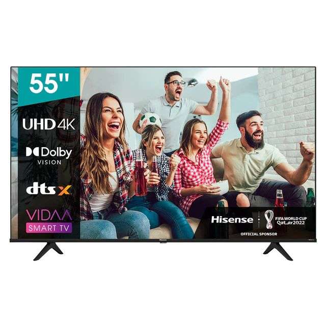TV LED 139,7 cm (55") Hisense 55A6BG UHD 4K, Dolby Vision
