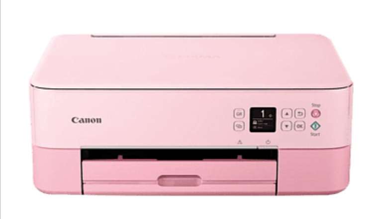 Impresora multifunción - Canon Pixma TS5352, USB, Wi-Fi, Pantalla OLED, App Canon Print, Rosa