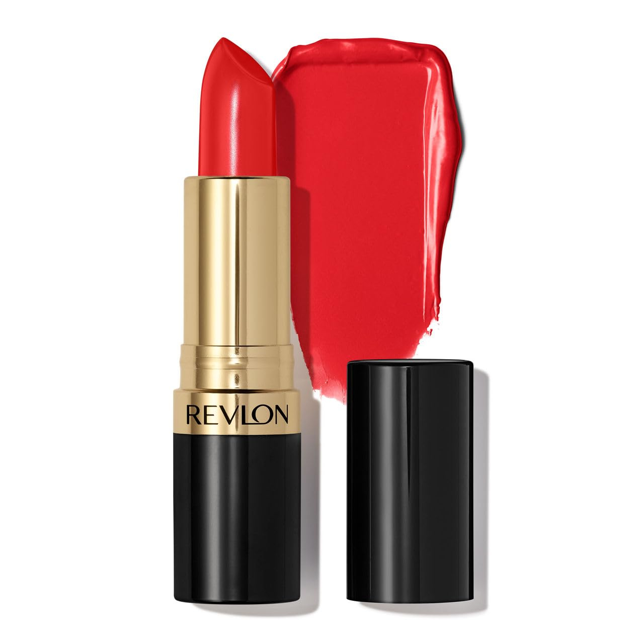 REVLON Super Lustrous Lipstick, Barra de Labios Cremosa, 720 FIRE & ICE (ROJO)