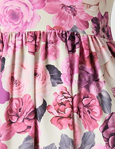 Amazon Brand - Find.Vestido Lencero Entallado y de Vuelo para Mujer con Estampado de Rosas Vintage. Tallas: S-M-XL
